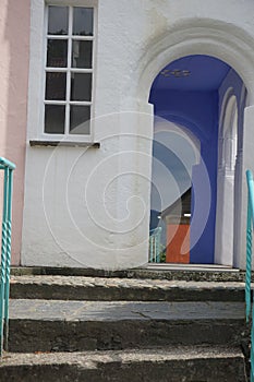 Portmeirion townhouse porch