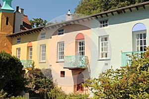 Portmeirion village in Gwynedd, North Wales.