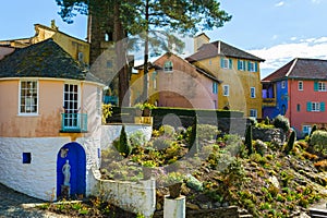 Portmeirion village, North Wales
