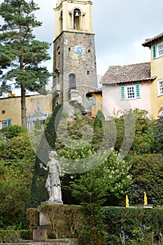 Portmerion gardens in Wales