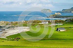 Portmor or Kitters Beach, Malin Head, Ireland\'s northernmost point, famous Wild Atlantic Way, spectacular coastal route.