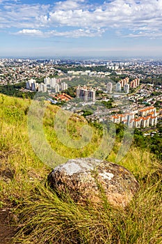 Porto Alegre city from Morro Santana mountain