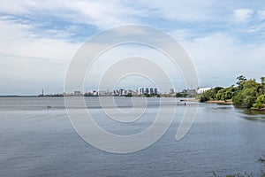 Porto Alegre Skyline and Guaiba River - Porto Alegre, Rio Grande do Sul, Brazil photo