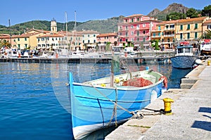 Porto Azzurro on the Island of Elba photo