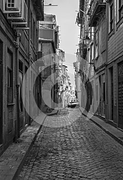 Porto Black and White Alley