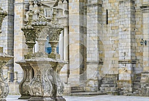 Porto Cathedral or Se Catedral do Porto, built in 12th century and located in historical center old town Porto, Portugal photo