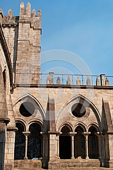 Porto, cathedral, azulejos, cloisters, Portugal, Iberian Peninsula, Europe