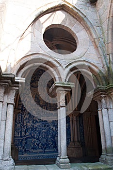 Porto, cathedral, azulejos, cloisters, Portugal, Iberian Peninsula, Europe