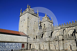 The Porto Cathedral Cathedral of the Assumption of Our Lady or SÃ© do Porto, Porto, Portugal