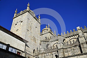 The Porto Cathedral Cathedral of the Assumption of Our Lady or SÃ© do Porto, Porto, Portugal