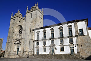 The Porto Cathedral Cathedral of the Assumption of Our Lady or SÃ© do Porto, Porto, Portugal