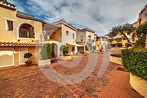 Porto Cervo village in Sardinia