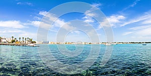 Porto Cesareo coastline in Ionian coast, Italy