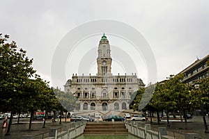 Porto City Hall on Liberdade Square, Porto, Portugal