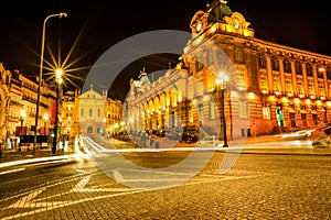 Porto city by night