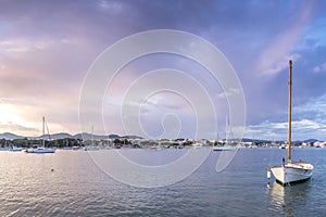 porto colom bay in majorca