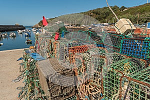 Porto das Barcas fishing port in Zambujeira do Mar Alentejo Portugal photo