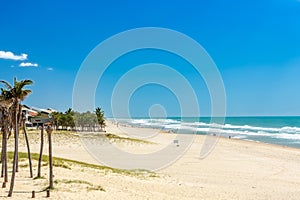 Porto das Dunas beach at the Aquiraz district in Fortaleza, Brazil photo