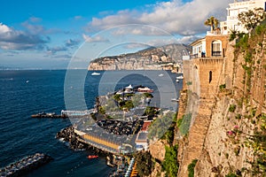 Porto di Sorrento Harbor in Italy