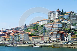 Porto famous historic city, Portugal. Architecture of old town. Travel to Ribeira and Douro river