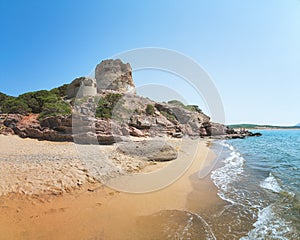 Porto Ferro Beach near Alghero, Sardinia, Italy photo