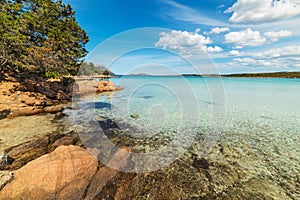 Porto Istana beach in Costa Smeralda