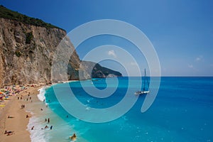 The Porto Katsiki beach (Lefkada)