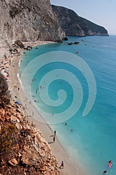 Porto Katsiki Beach in Lefkada Greece