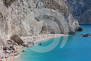 Porto Katsiki Beach Lefkada Greece photo