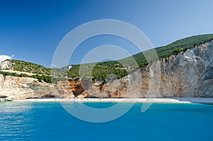 Porto Katsiki beach on Lefkada island, Greece