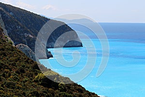 Porto Katsiki panorama, Lefkada, Greece.