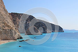 Porto Katsiki panorama, Lefkada, Greece.