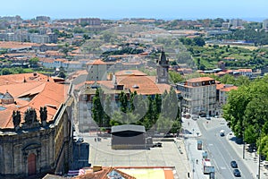 Porto Old City aerial view, Portugal