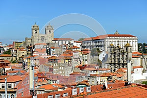Porto Old City aerial view, Portugal