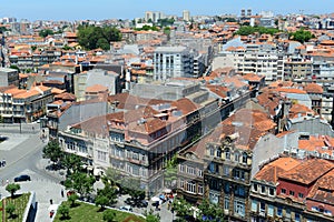 Porto Old City aerial view, Portugal photo