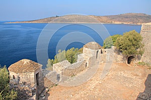 Fortezza da Pascià da con la vista baia ionico il mare 