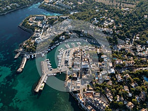 Porto Petro aerial view, Majorca