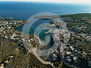 Porto Petro, Majorca aerial view