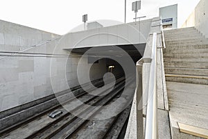 PORTO, PORTUGAL - May 22, 2020: Metro Station