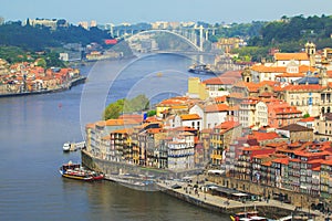 Porto, Portugal old town skyline