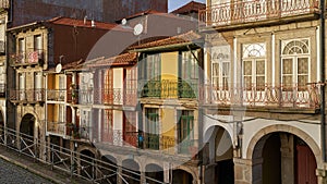 Porto, Portugal. Picturesque cozy small building in the old town.