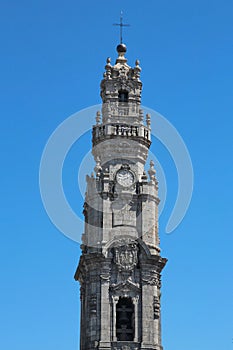 Porto, Portugal: Torre dos Clerigos (The Clergy Tower, 1754), landmark and symbol of the historical city photo