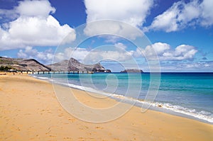 Porto Santo golden beach photo