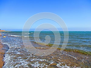 Porto South Beach, Sea, Sky, Pure water, Ships, Nature, Green trees, Flowers, and Sunrise in Ain Sokhna in Egypt