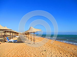 Porto South Beach, Sea, Sky, Pure water, Ships, Nature, Green trees, Flowers, and Sunrise in Ain Sokhna in Egypt
