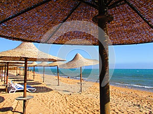 Porto South Beach, Sea, Sky, Pure water, Ships, Nature, Green trees, Flowers, and Sunrise in Ain Sokhna in Egypt