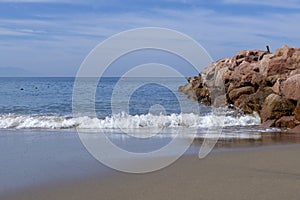 Porto vallarta beaches and rocks Mexico