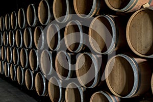 Porto Wine barrels . . .