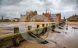 Portobello Beach in Edinburgh city