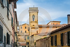 Portoferraio old town and tower